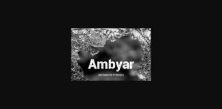 Ambyar Font Poster 1