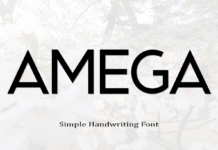 Amega Font Poster 1