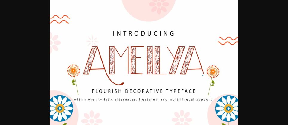 Amellya Font Poster 3