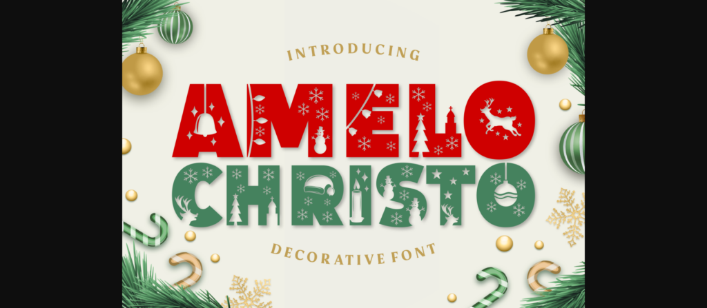 Amelo Christo Font Poster 1