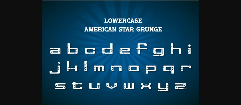 America Star Font Poster 8