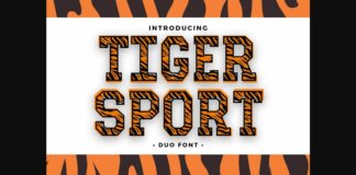 Tiger Sport  Font Poster 1