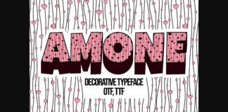 Amone Font Poster 1