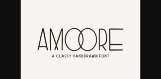 Amoore Font Poster 1