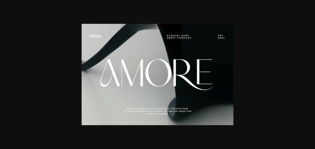 Amore Font Poster 3