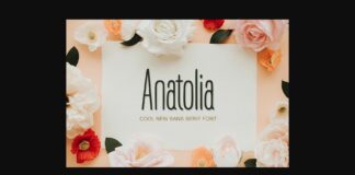 Anatolia Font Poster 1