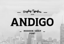 Andigo Fonts