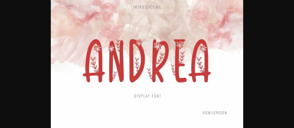 Andrea Font Poster 3