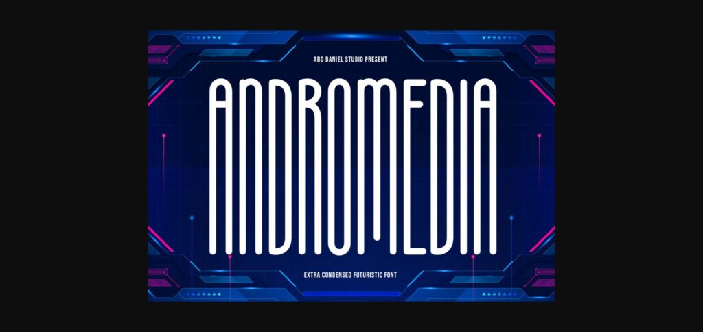 Andromedia Font Poster 3