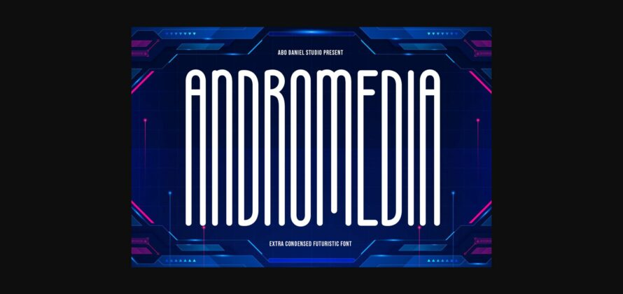 Andromedia Font Poster 3