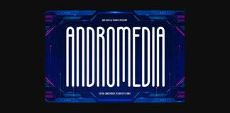 Andromedia Font Poster 1