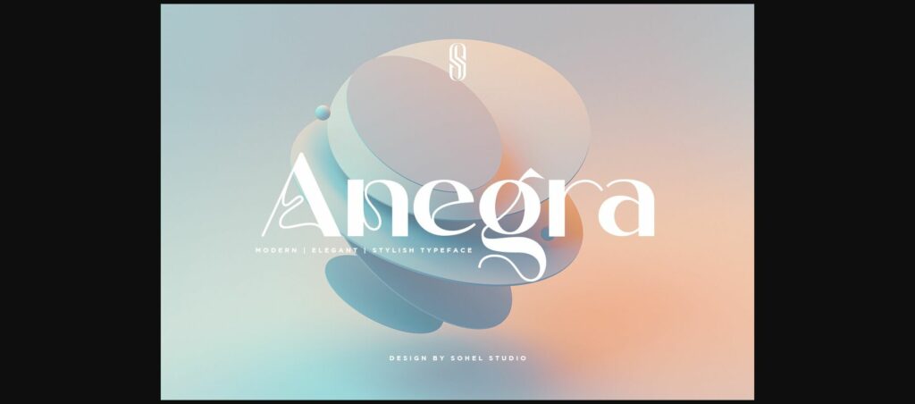 Anegra Font Poster 1