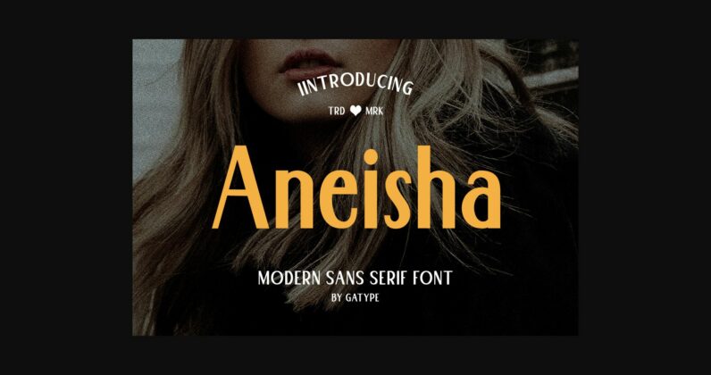 Aneisha Font Poster 3