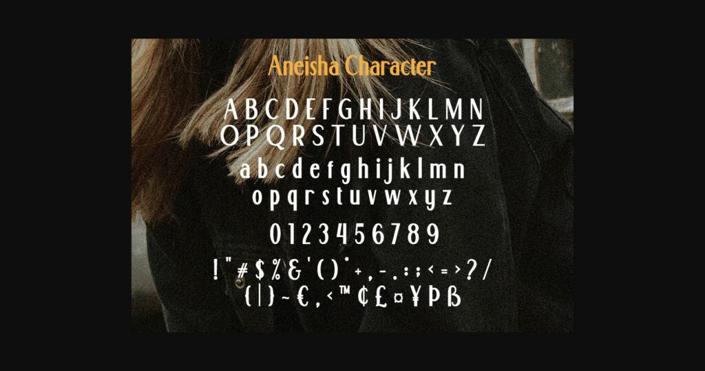 Aneisha Font Poster 7