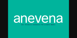 Anevena Font Poster 1