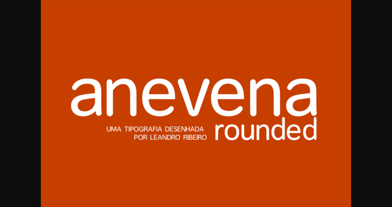 Anevena Rounded Font Poster 3