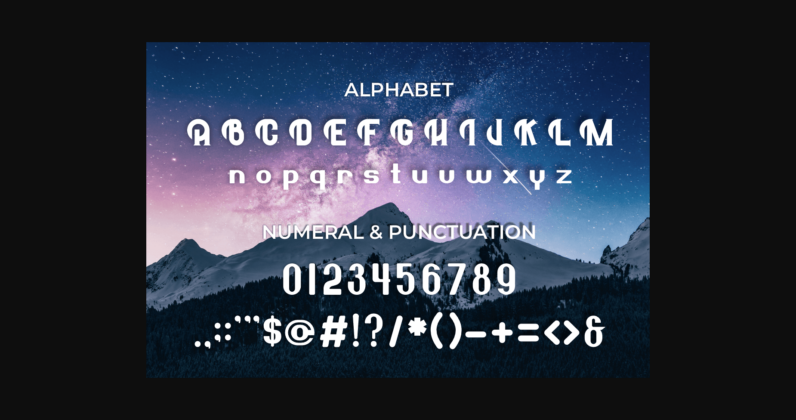 Anfiah Font Poster 4