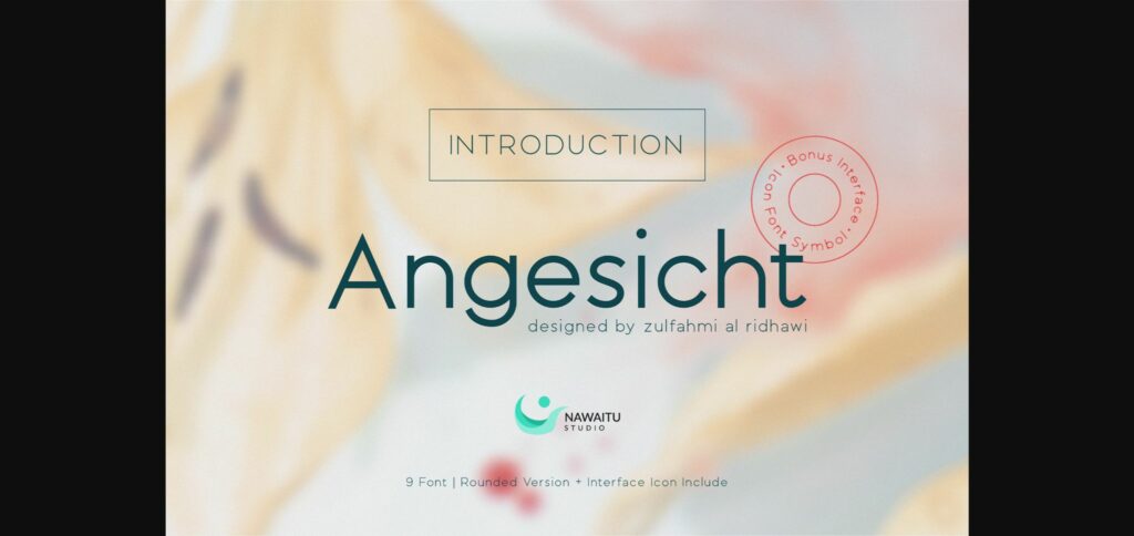 Angesicht Font Poster 3