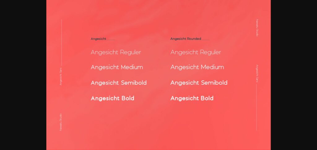 Angesicht Font Poster 4