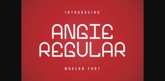 Angie Font Poster 1