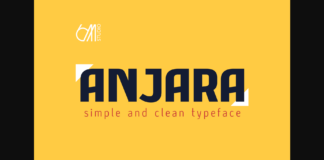 Anjara Font Poster 1