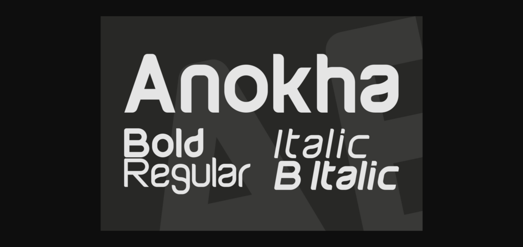 Anokha Font Poster 8