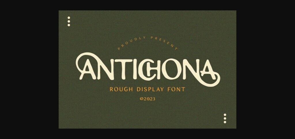 Antichona Font Poster 3