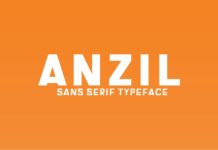 Anzil Family Font Poster 1