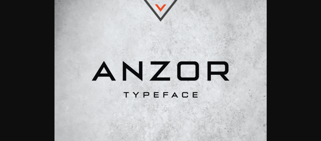 Anzor Font Poster 3