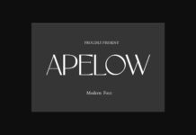 Apelow Font Poster 1