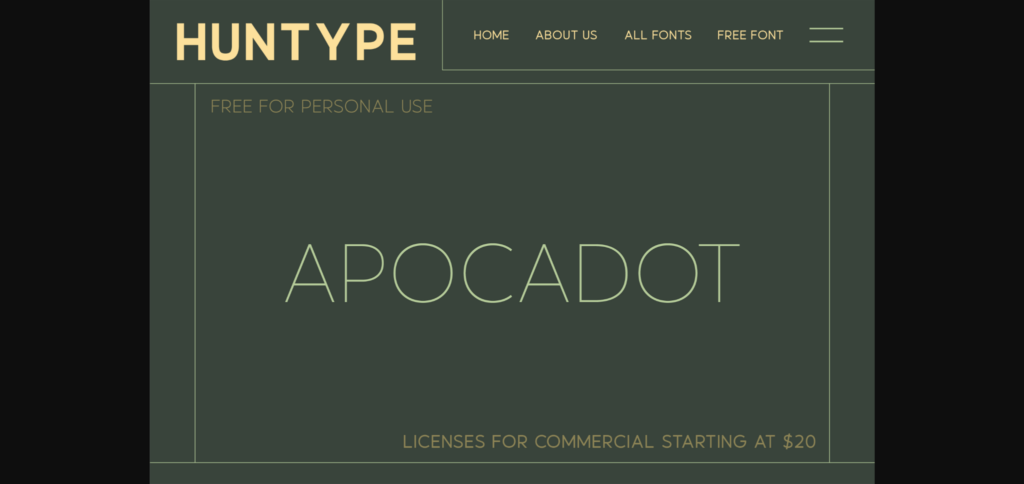 Apocadot Font Poster 4