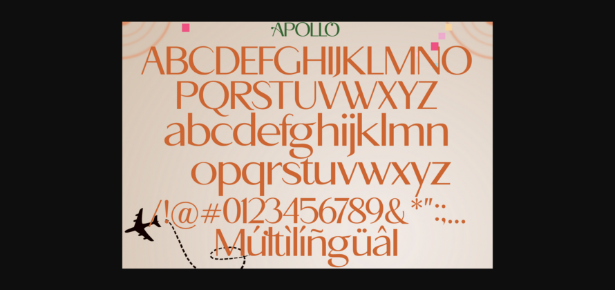 Apollo Font Poster 7