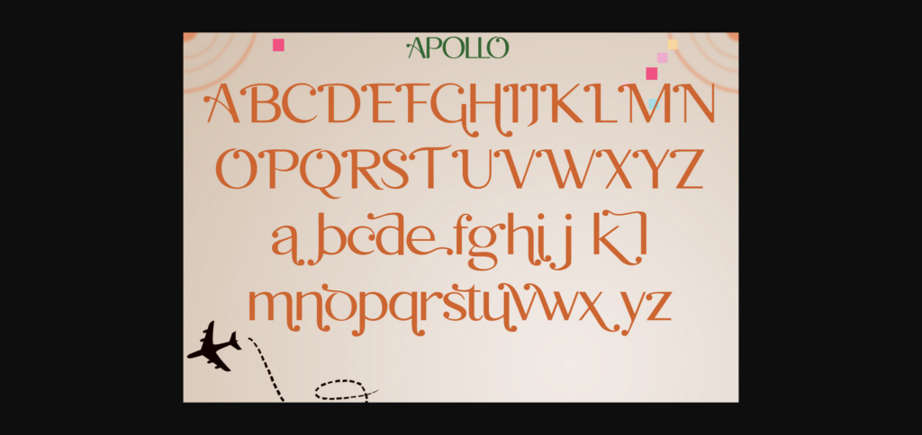 Apollo Font Poster 8