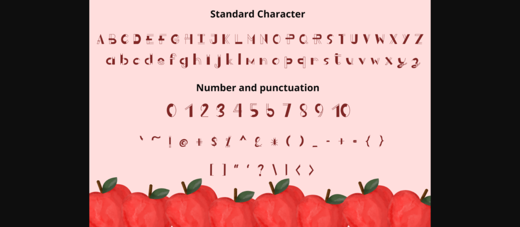 Apple Cider Font Poster 4