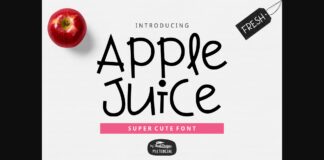 Apple Juice Font Poster 1