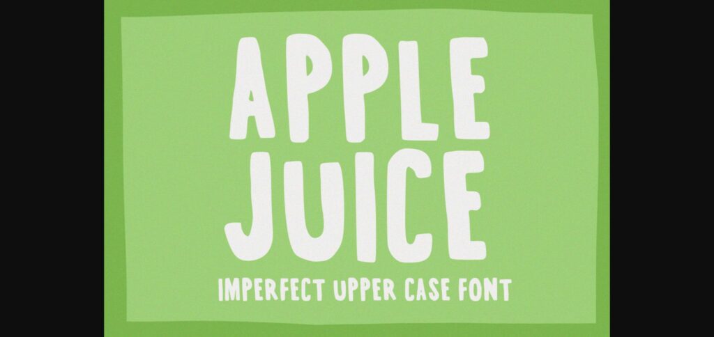 Apple Juice Font Poster 3