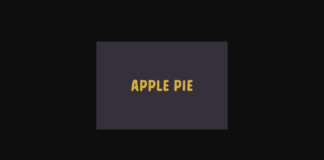 Apple Pie Font Poster 1