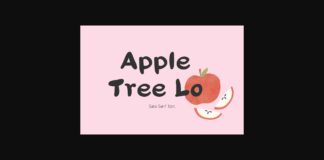 Apple Tree Lo Font Poster 1