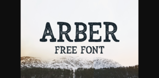 Arber Font Poster 1