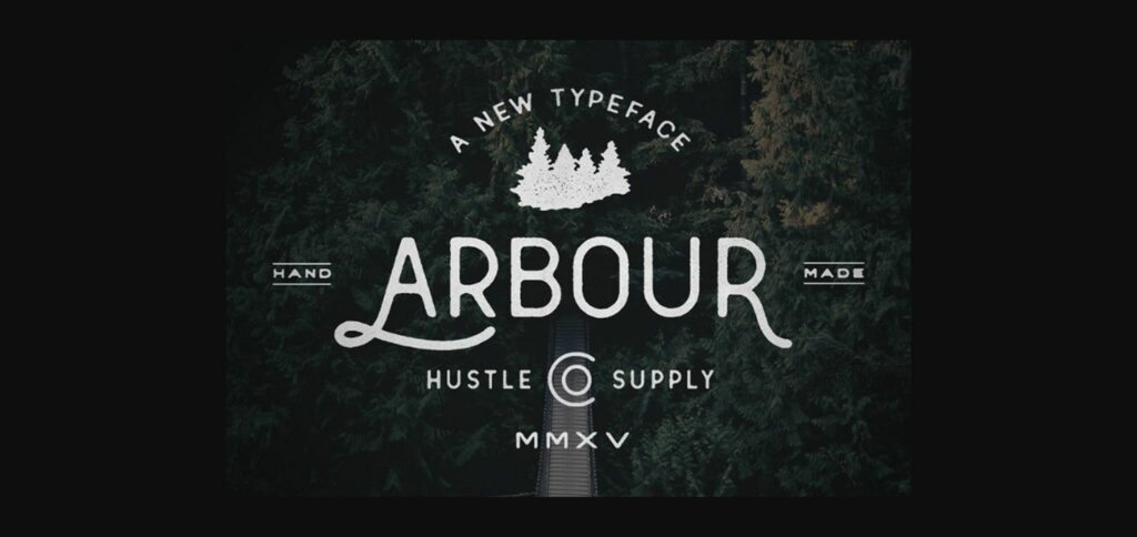 Arbour Font Poster 3