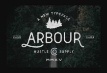 Arbour Font Poster 1