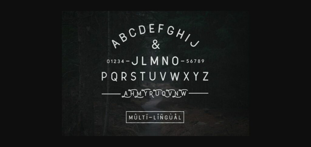 Arbour Font Poster 6