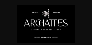 Archattes Font Poster 1