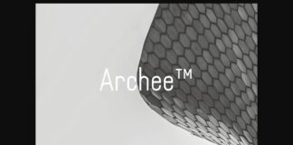 Archee™ Font Poster 1