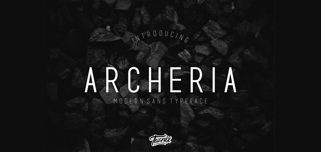 Archeria Font Poster 3