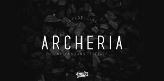 Archeria Font Poster 1