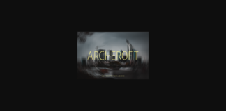 Archeroft Font Poster 1