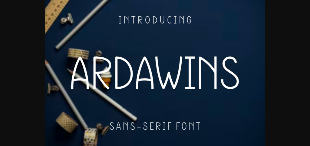 Ardawins Font Poster 3