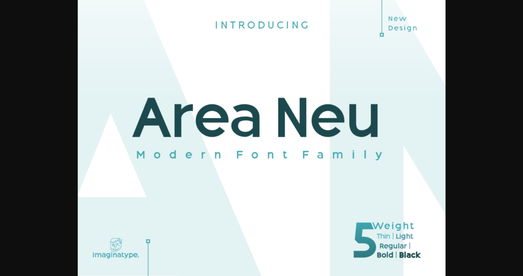 Area Neu Font Poster 3