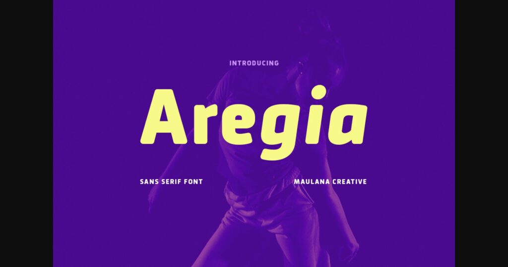 Aregia Font Poster 3